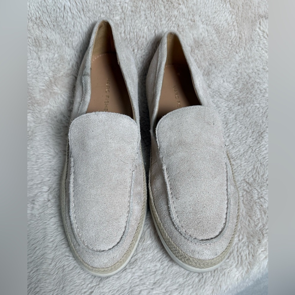 Marc Fisher Jerick Suede Slip-On Loafers Womens Sz 7.5